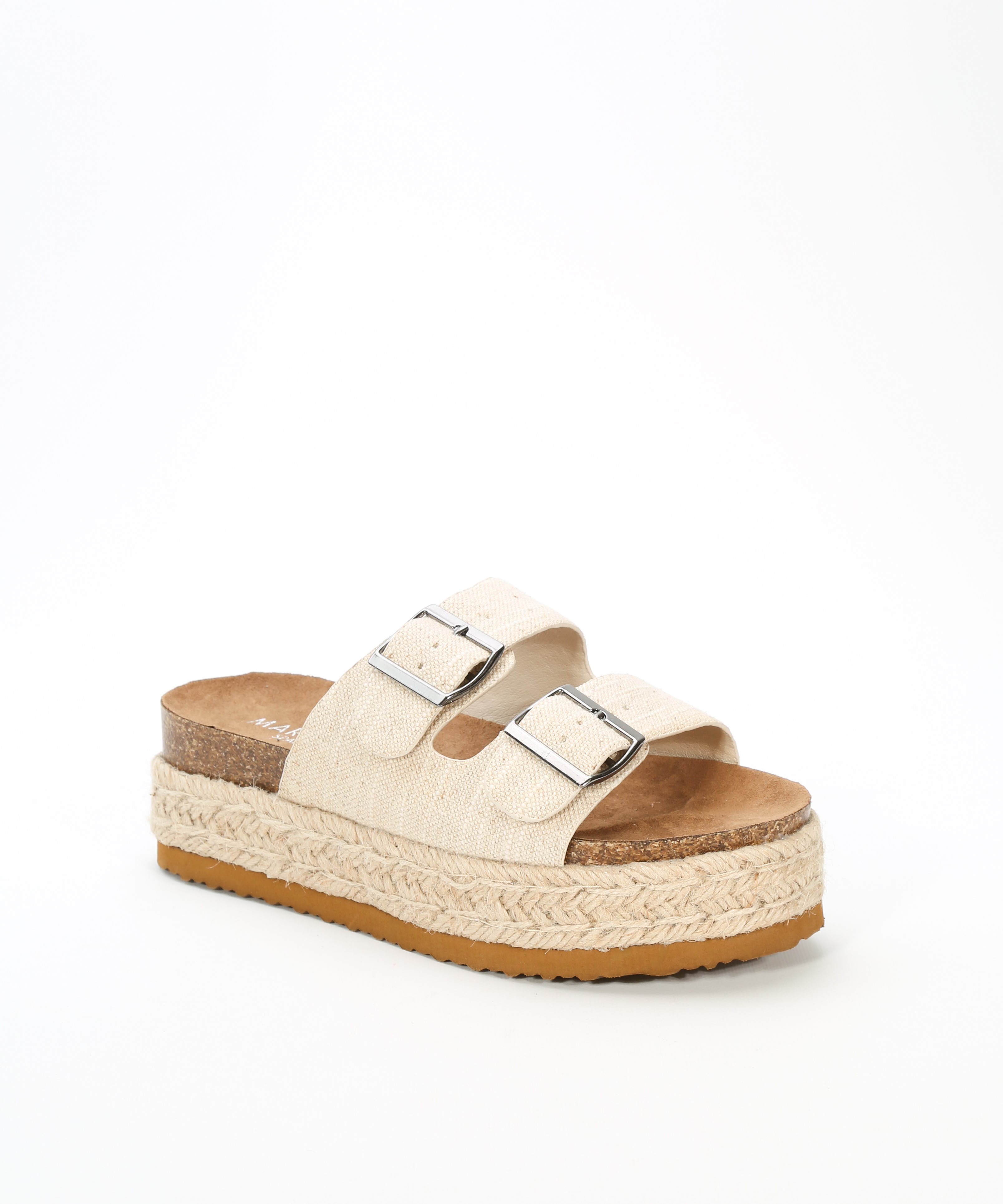Sandalias plataforma doble hebilla image number null